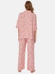 Піжама жіноча Pretty You London Printed Studio Long 20/3XL Рожевий (5056372013327) - зображення 4