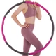 Массажный обруч Hula Hoop мягкий d-100см 1,5кг малиново-серый K610 - изображение 7