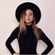 Шляпа Федора унисекс с широкими полями 9,5 см с черным ремешком VOGUE черная - изображение 5