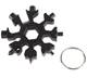 Мультитул-снежинка с кольцом 18 в 1 CNV SnowFlake Wrench Tool Черный - изображение 2