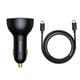 Автомобільний зарядний пристрій Baseus Qualcomm Quick Charge 5 Technology Multi-Port Fast Charge C+C+U 160W CCZX-160CO - зображення 6