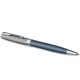 Ручка шариковая PARKER SONNET 17 Metal & Blue Lacquer CT BP - изображение 1