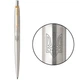 Ручка шариковая Parker JOTTER Stainless Steel GT BP Трезубец прозрачный 16032_T010b - изображение 1