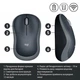 Мышь беспроводная Logitech M185 Grey (910-002235) - изображение 4