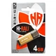 USB Флешка Flash Drive Hi-Rali Stark 4gb Бронзова - зображення 2
