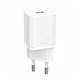 Мережевий зарядний пристрій Baseus TZCCSUP-B PD+Lightning 20W 3А, White - зображення 1