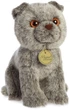 Игрушка мягконабивная Aurora Кошка шотландская вислоухая Серая 20 см (4894856002600) (210026A) - изображение 1