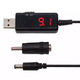 Кабель преобразователь напряжения USB-DC для роутера 9В/12В с переключателем DC 5.5×2.1 и переходником - изображение 1
