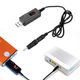 Кабель преобразователь напряжения USB-DC для роутера 9В/12В с переключателем DC 5.5×2.1 и переходником - изображение 2