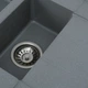 Кухонная мойка гранит VALESO 7850W TOSKANA матовая серый муссон + сифон - изображение 4