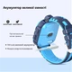 Дитячий годинник-телефон Розумний водонепроникний Smart Daily Telephone 26 GPS (WIFI Edition) з прослуховуванням Blue - зображення 5