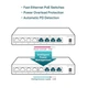 Коммутатор TP-Link TL-SF1008LP 8x1FE/4xPoE 41W неуправляемый металлический корпус 250М - изображение 4
