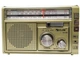 Портативний радіоприймач GOLON RX-382 3W MP3 USB/SD ліхтар золотистий - зображення 1
