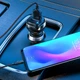 Адаптер автомобильный Hoco Type-C Cable Superior dual port Car charger set Z40 |2USB, 2.4A| black - изображение 5
