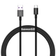 Кабель USB на Type-C Baseus Superior Series Fast Charging (66W, 6А, 1m). Black - зображення 3