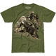 Футболка 7.62 Lighting's Hand Military Green (S) - зображення 3