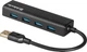 USB-хаб Defender Quadro Express USB3.0 4USB Чорний (4714033832045) - зображення 1