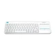 Клавіатура бездротова Logitech K400 Plus White (920-007146) - зображення 2