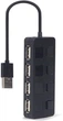 Hub USB na 4 porty USB 2.0 Gembird UHB-U2P4-05 - obraz 3