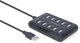 Hub USB na 10 portów USB 2.0 Gembird UHB-U2P10P-01 - obraz 2