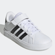 Tenisówki chłopięce adidas GW6521 35 Białe z czarnym (5904862421636) - obraz 2