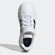 Tenisówki chłopięce adidas GW6521 35 Białe z czarnym (5904862421636) - obraz 4
