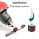 Насадки для гравера (Dremel) лепестковые (12мм) 3 шт + держатель - изображение 2