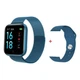Годинник Smart Watch T80S, два браслети, температура тіла, тиск, оксиметр. Колір: синій - зображення 3