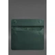 Кожаный чехол-конверт на магнитах для MacBook 14 Зеленый Crazy Horse 4422512 - изображение 3