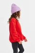 Свитшот красный однотонный H&M 110-116см (400091243) - изображение 3