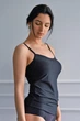Майка бавовняна на тонких бретелях Janira 45044 black 48(XL) Чорний - зображення 2