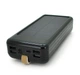 Повербанк Powerbank Voltronic KKD6W Solar 60000mAh Black, сонячна підзарядка - зображення 1