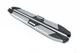 Бокові пороги Mevsim Grey (2 шт., Алюміній) для Nissan X-trail T32 / Rogue 2014-2021 рр - зображення 1