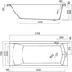 Ванна акриловая CERSANIT Korat S301-294 170x75 + ножки - изображение 4