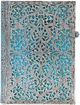 Блокнот Paperblanks Срібна Філігрань середній 13 х 18 см в лінію лазурний - изображение 1