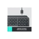 Клавіатура Logitech MX Keys Plus Advanced Wireless Illuminated with Palm Rest UA Graphit (920-009416 - зображення 8