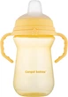 Тренировочная кружка Canpol Babies с силиконовым носиком FirstCup 250 мл Желтая (56/615_yel) - изображение 1