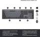 Клавиатура беспроводная Logitech MX Mechanical Graphite Clicky (920-010759) - изображение 7
