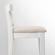Барний стілець IKEA INGOLF 65 см білий (004.787.37) - зображення 2