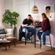 Барний стіл і 2 барних стільця IKEA SANDSBERG / SANDSBERG 67х67 см (394.204.20) - зображення 2