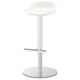 Барний стілець IKEA JANINGE 56-76 см білий (702.460.89) - зображення 1