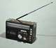 Радиоприёмник многофункциональный портативный c фонариком LED USB AUX Golon RX-381 радио FM/AM/SW Коричневый - изображение 10