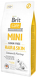 Сухий корм для дорослих собак мініатюрних порід Brit Care Mini Grain Free Hair & Skin 7 кг (8595602520244) - зображення 1