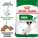 Sucha karma dla dorosłych psów małych ras Royal Canin Mini Adult 8+ powyżej 8 lat 800 g (3182550831413) (831413) - obraz 1