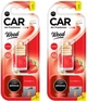 Ароматизатор Aroma Car Wood Полуниця 2 шт (2000081930799) - зображення 1