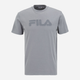 T-shirt męski basic Fila FAM0279-80027 S Szary (4064556366023) - obraz 4