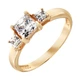 Кольцо помолвочное Diamant к2877 (505562) 17.0 - изображение 1