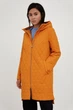 Стеганая женская куртка Finn Flare A20-12056-619 оранжевая XS - изображение 1