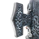 Кружка NoName Келих Вікінг Воїн Сатана 3D Молот Тора Нержавіюча Сталь 400 мл Чорний з синім - зображення 6