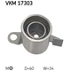 Ролик натягувача ременя SKF VKM 17303 - зображення 1